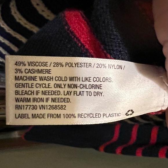 NEVER WORN La Ligne x Target Blue and Red Striped Crewneck sweater Size Small - Picture 6 of 6